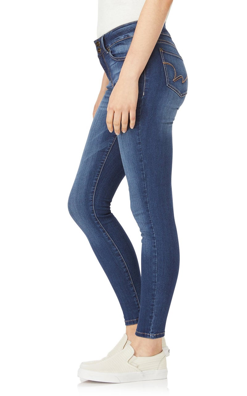 WallFlower Women's Ultra Skinny Mid-Rise Insta Soft Juniors Jeans (Standard and Plus), Hayden Pure, 9 - Image 3